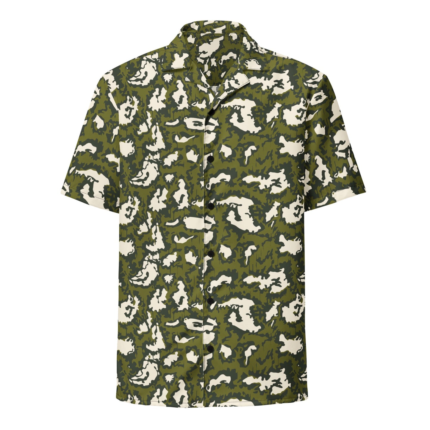 Russian KLMK Red Dawn GREEN Movie CAMO Unisex Short-Sleeve Button Shirt