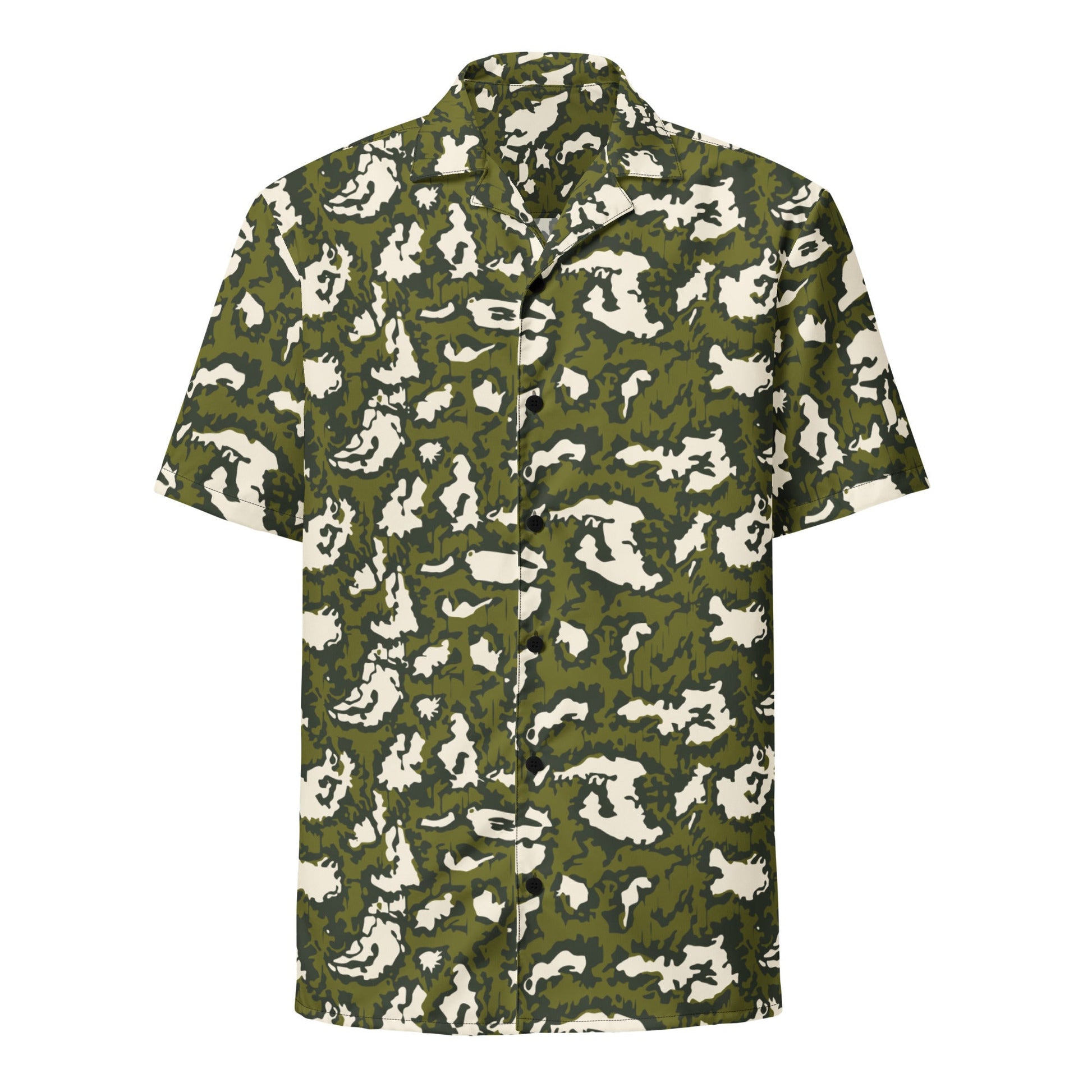 Russian KLMK Red Dawn GREEN Movie CAMO Unisex Short-Sleeve Button Shirt