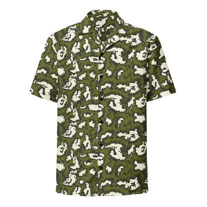 Russian KLMK Red Dawn GREEN Movie CAMO Unisex Short-Sleeve Button Shirt