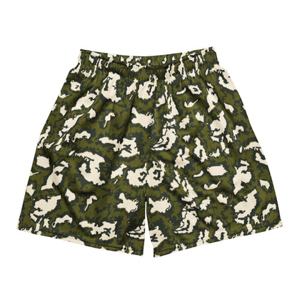 Russian KLMK Red Dawn GREEN Movie CAMO Unisex mesh shorts - 2XS - Mesh Shorts