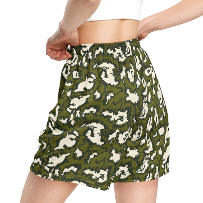 Russian KLMK Red Dawn GREEN Movie CAMO Unisex mesh shorts - Mesh Shorts