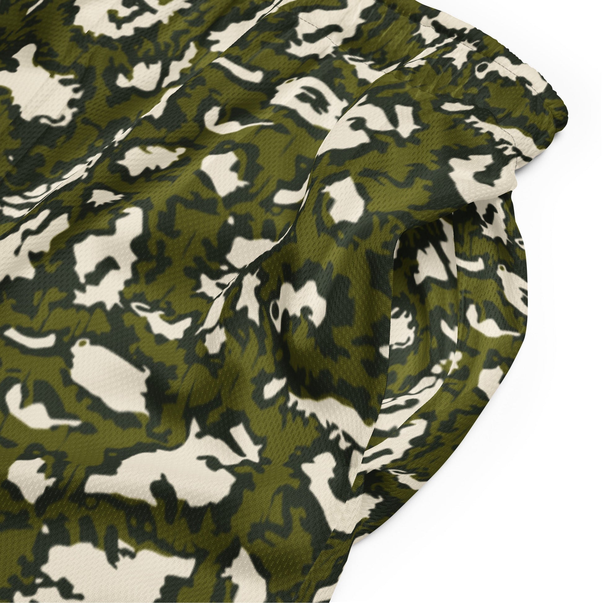 Russian KLMK Red Dawn GREEN Movie CAMO Unisex mesh shorts - Mesh Shorts