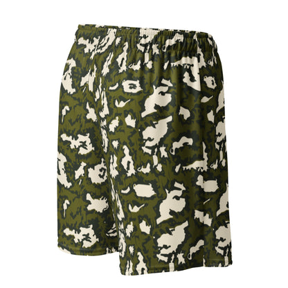 Russian KLMK Red Dawn GREEN Movie CAMO Unisex mesh shorts - Mesh Shorts