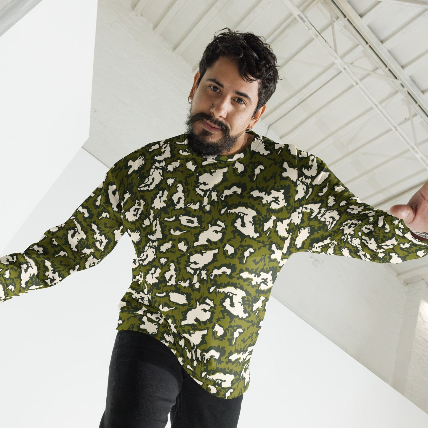 Russian KLMK Red Dawn GREEN Movie CAMO Unisex Sweatshirt - Sweatshirts