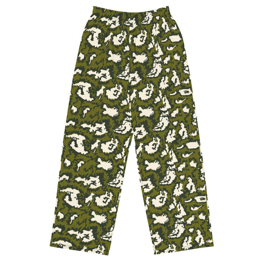 Russian KLMK Red Dawn GREEN Movie CAMO unisex wide-leg pants - 2XS - Wide-leg Pants