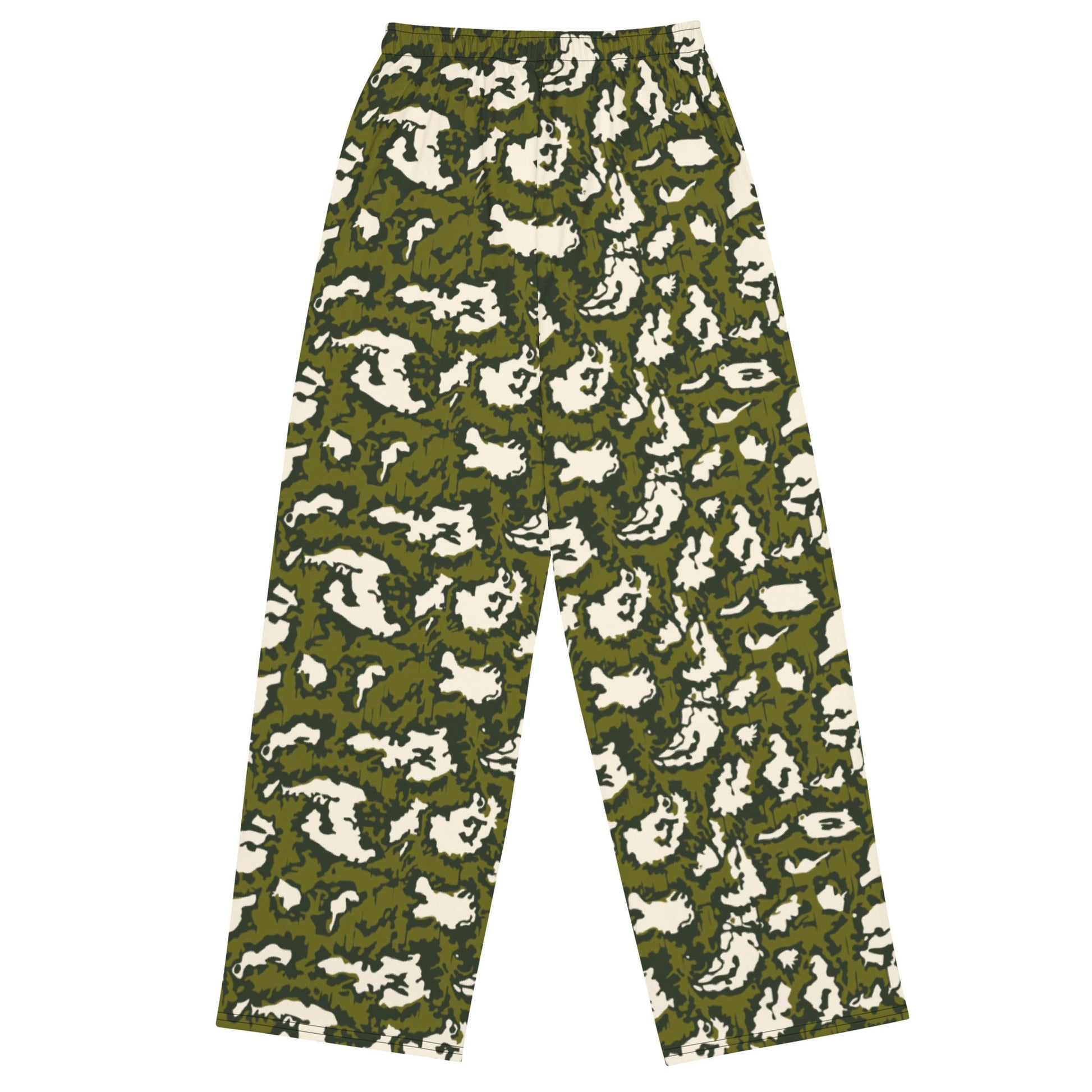 Russian KLMK Red Dawn GREEN Movie CAMO unisex wide-leg pants - Wide-leg Pants