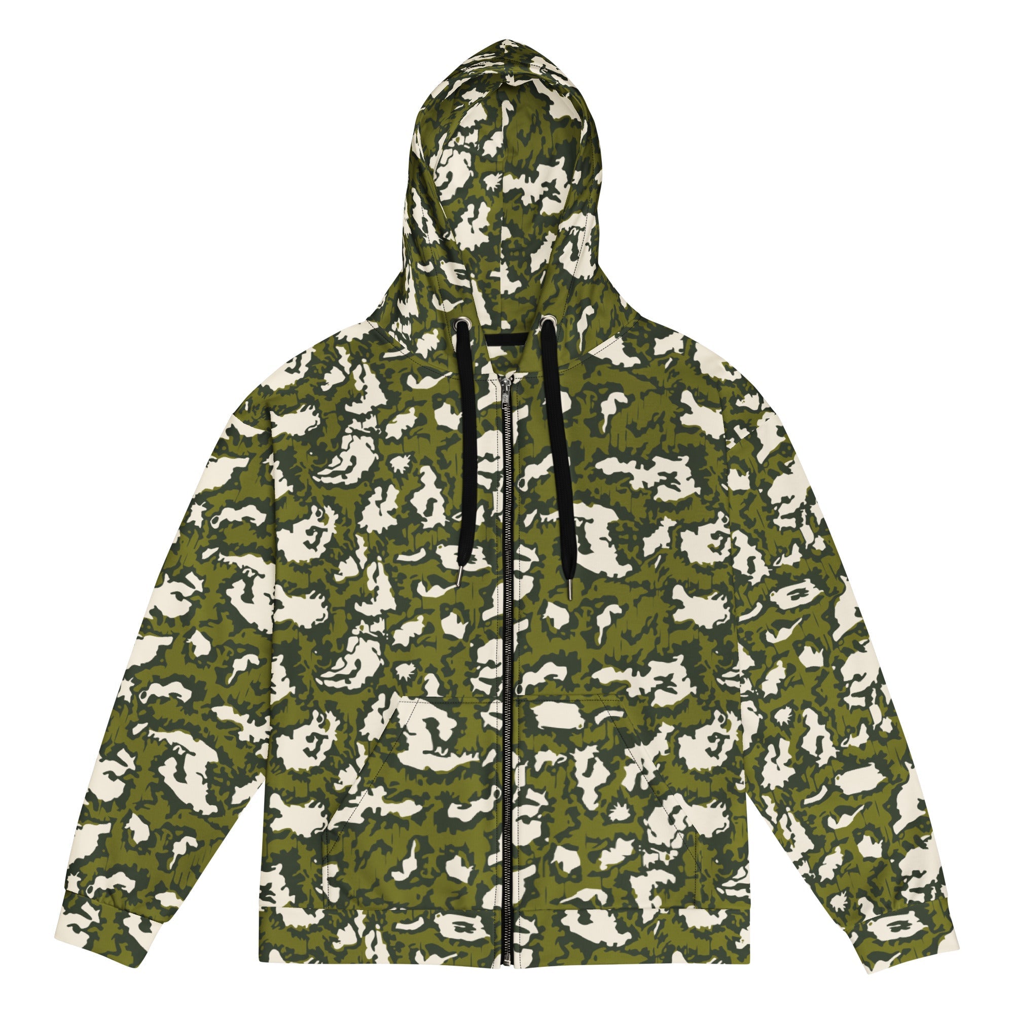 CAMO HQ - Russian KLMK Red Dawn GREEN Movie CAMO Unisex zip hoodie