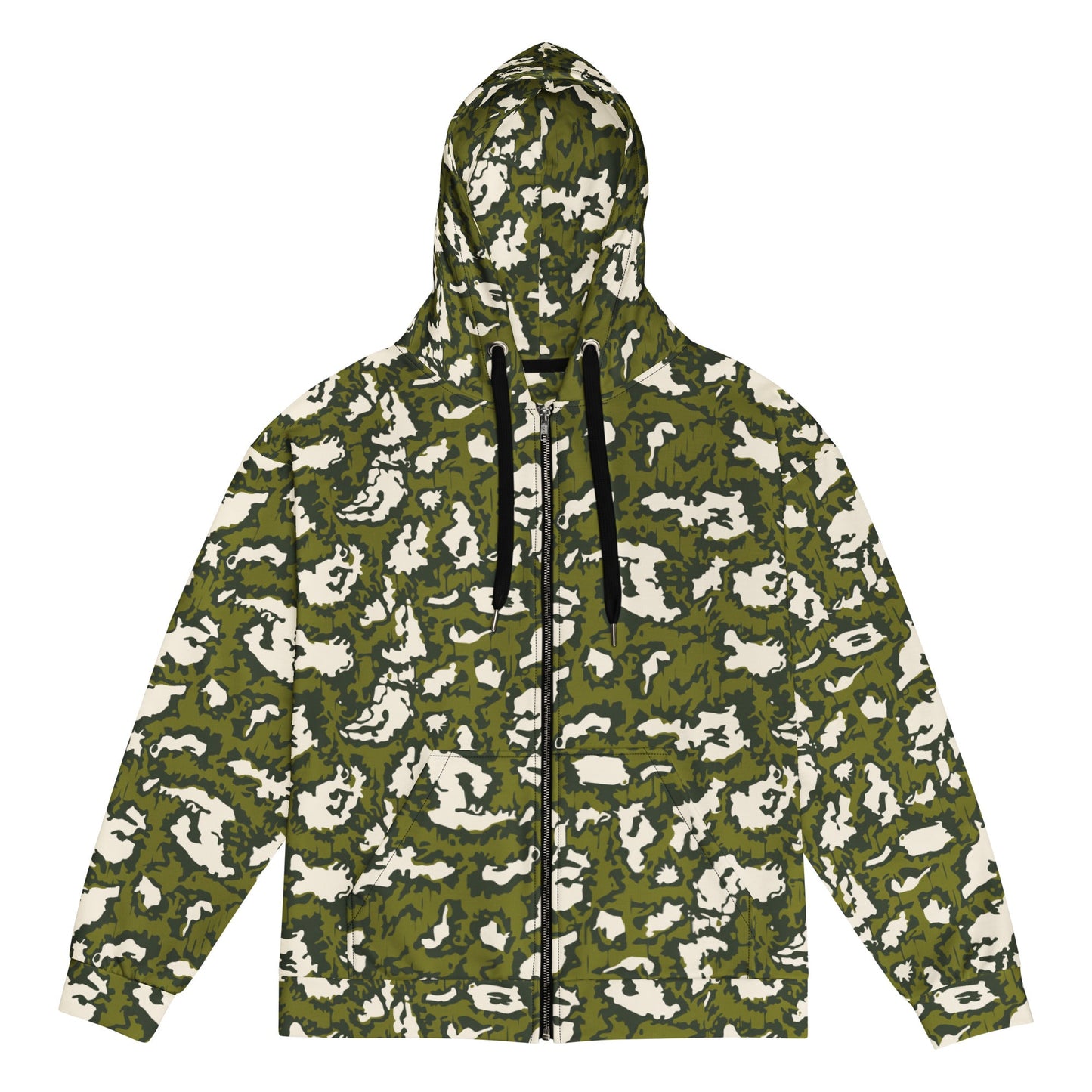 Russian KLMK Red Dawn GREEN Movie CAMO Unisex Zip Hoodie - 2XS