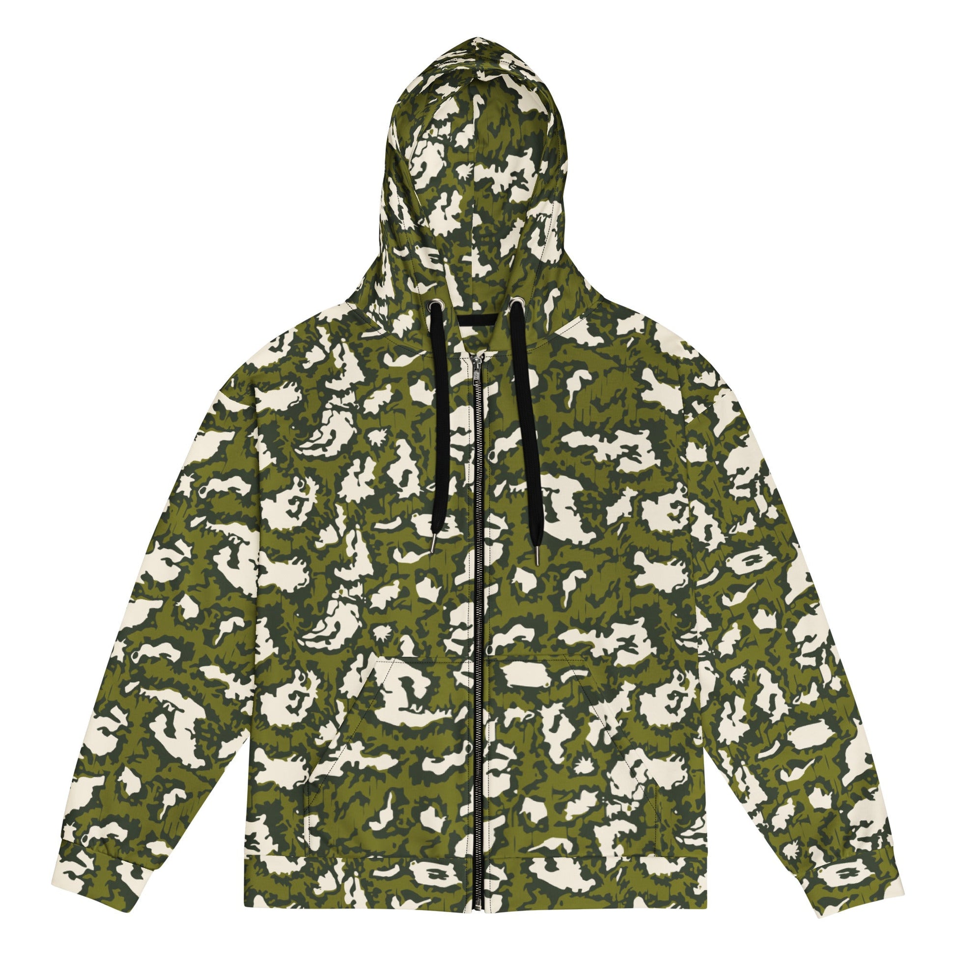 Russian KLMK Red Dawn GREEN Movie CAMO Unisex Zip Hoodie - 2XS