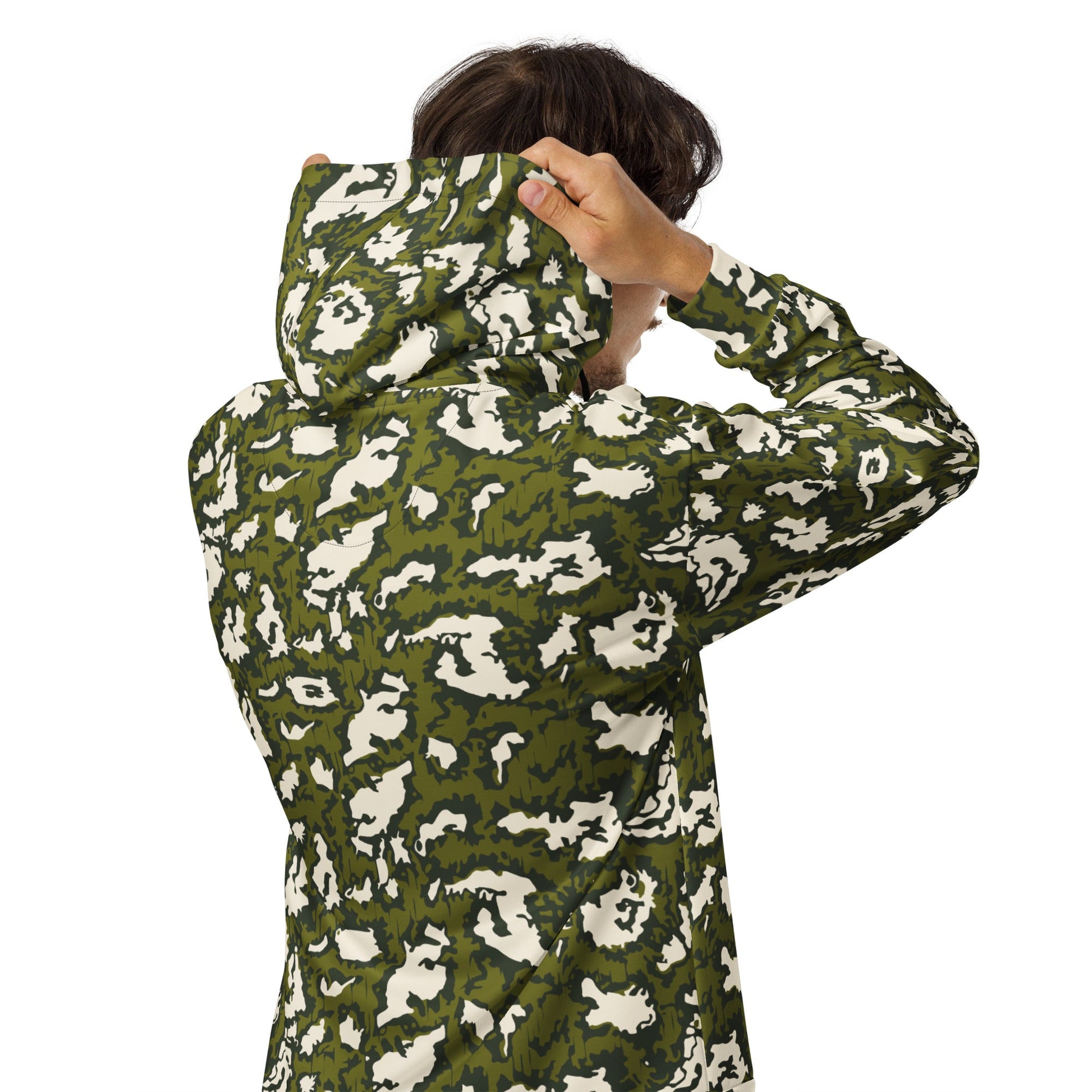 Russian KLMK Red Dawn GREEN Movie CAMO Unisex Zip Hoodie