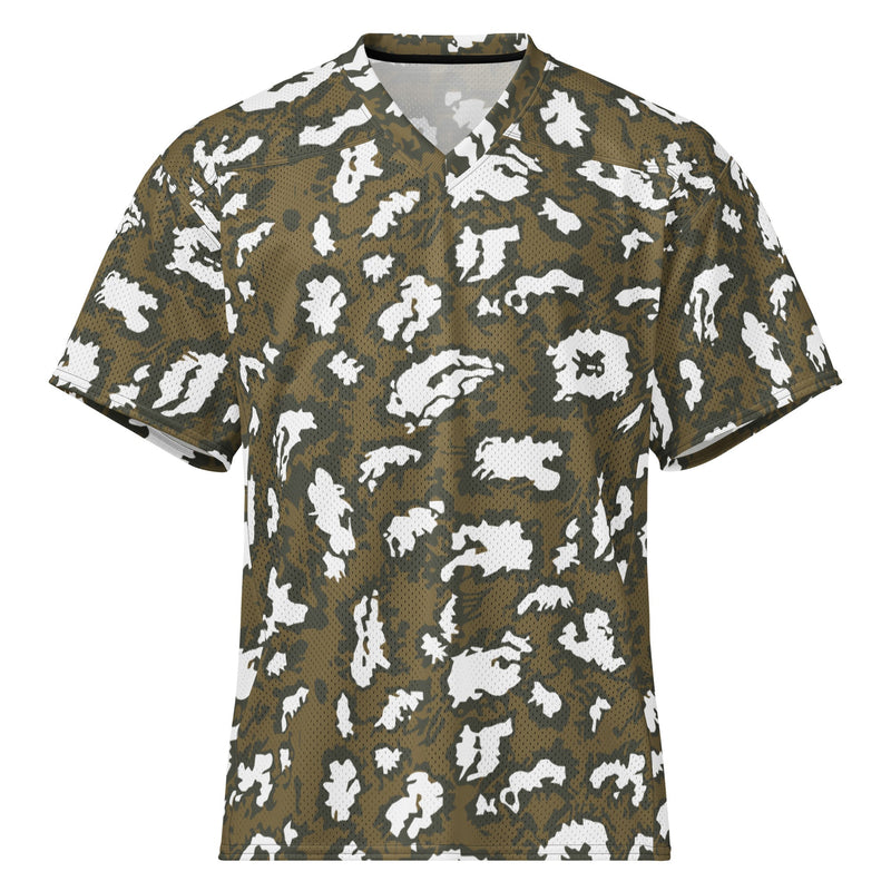 KLMK Red Dawn CAMO Unisex American Football Jersey - 2XS