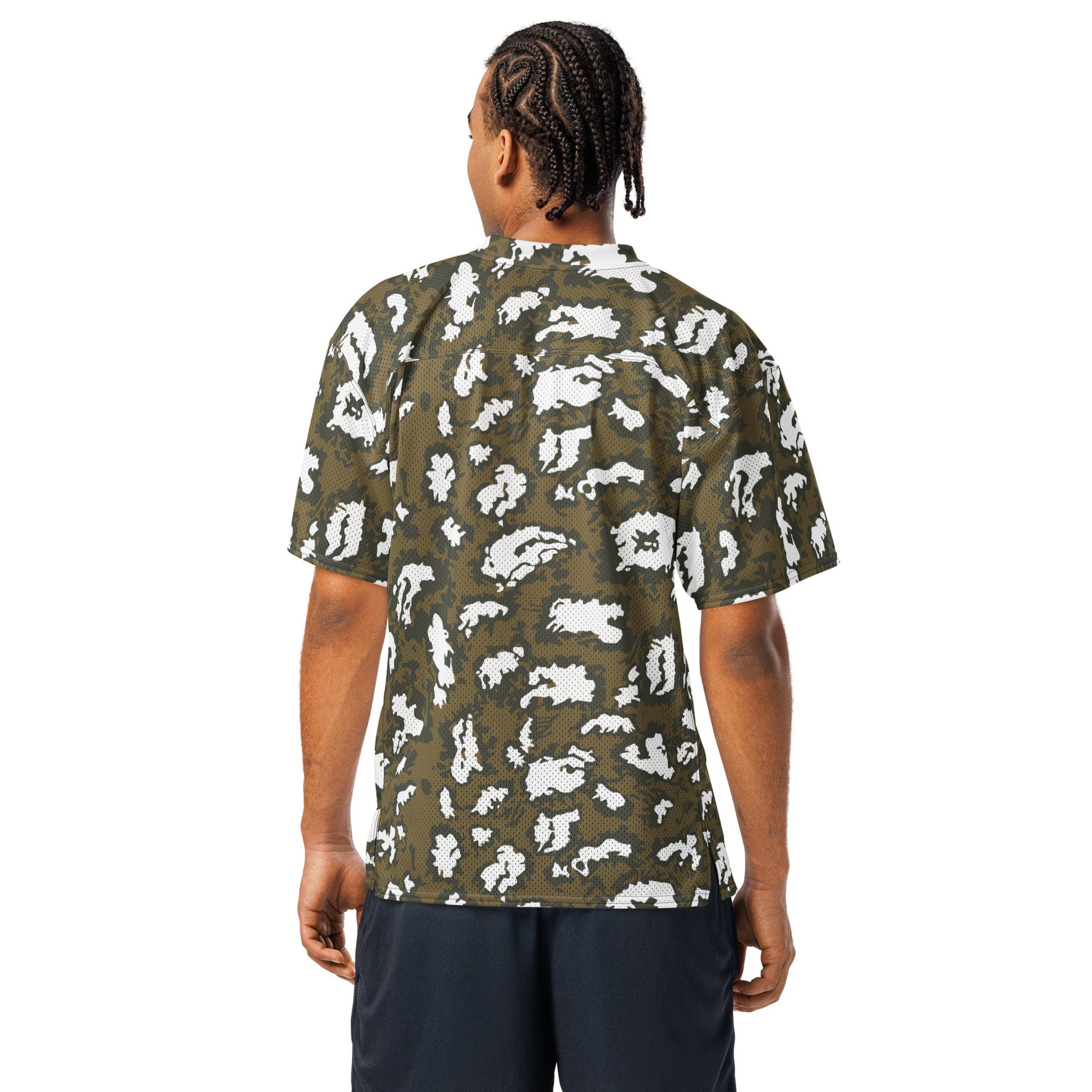 Russian KLMK Red Dawn BROWN Movie CAMO American football jersey - Football Jersey