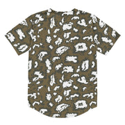 KLMK Red Dawn CAMO Unisex Baseball Jersey