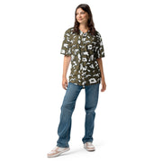 KLMK Red Dawn CAMO Unisex Baseball Jersey