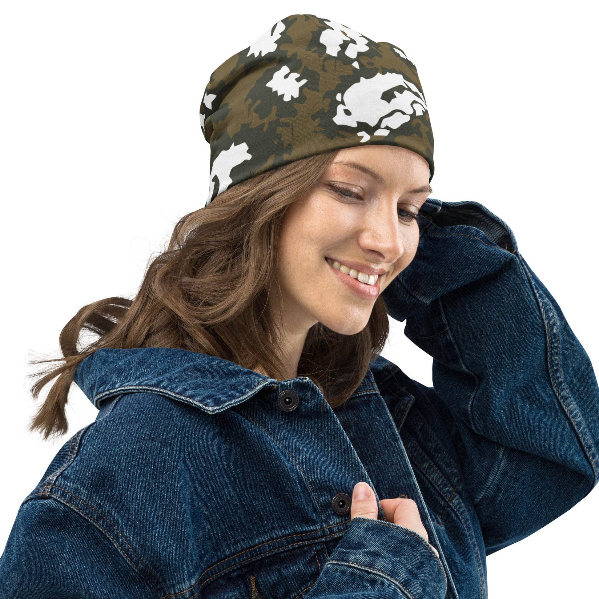 Russian KLMK Red Dawn BROWN Movie CAMO Beanie - Beanies