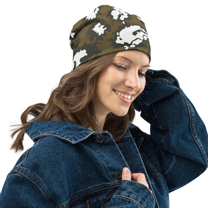 Russian KLMK Red Dawn BROWN Movie CAMO Beanie - Beanies