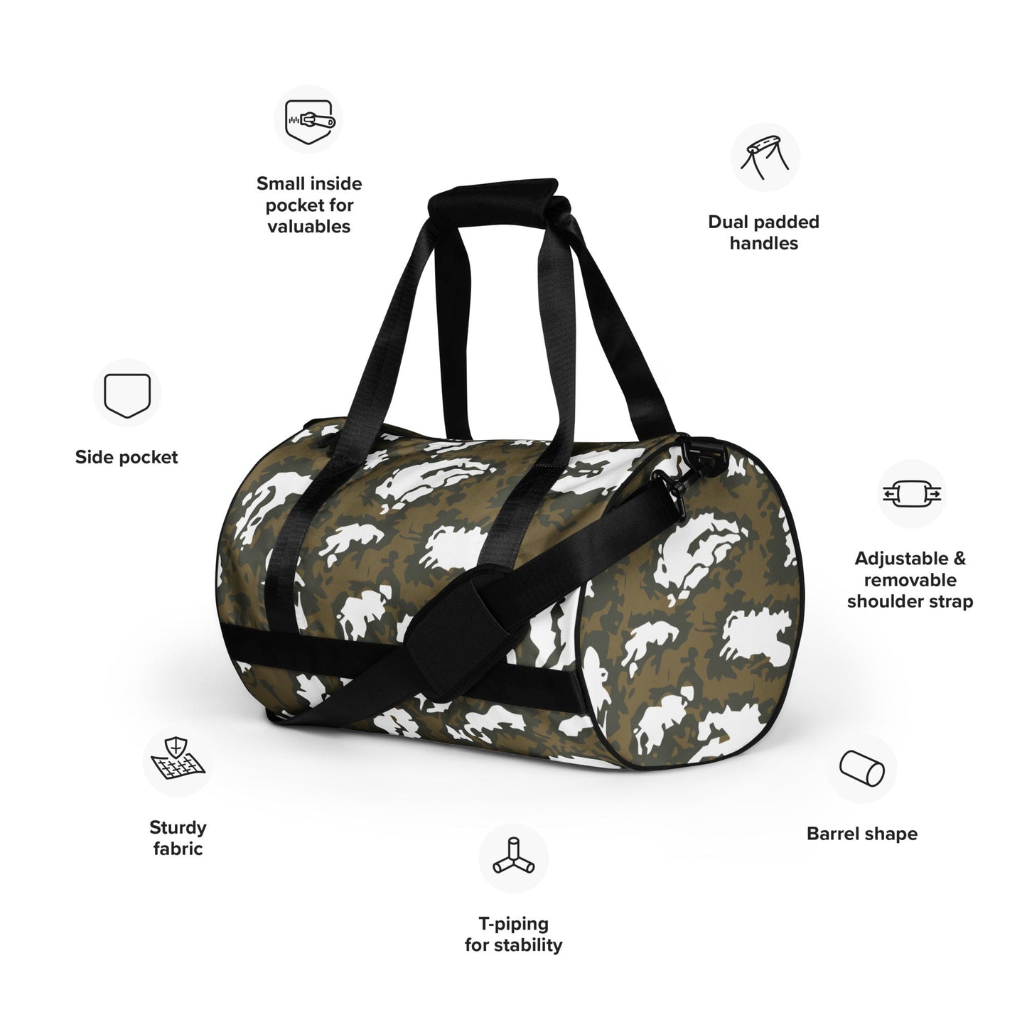 Russian KLMK Red Dawn BROWN Movie CAMO gym bag - Gym Bags