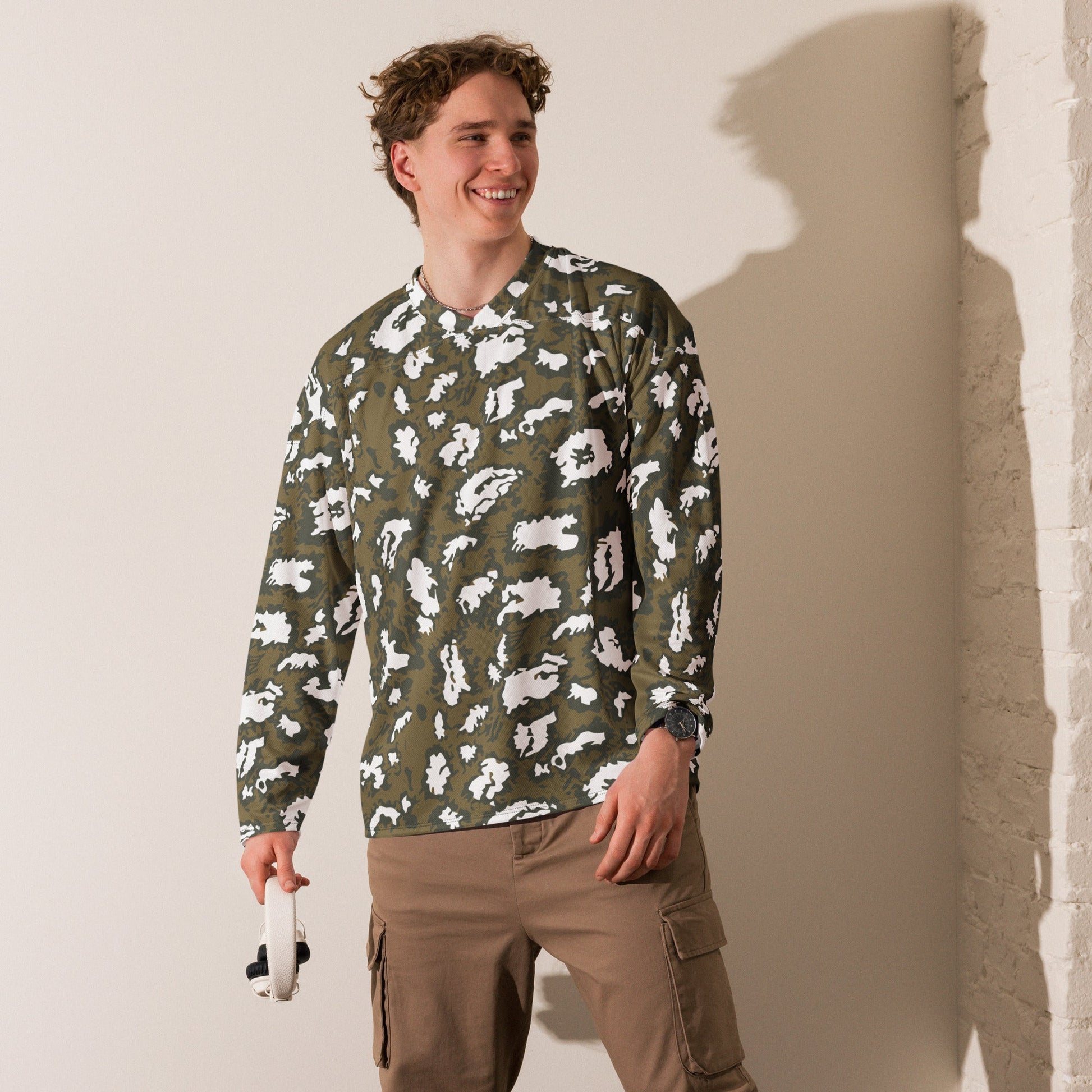 Russian KLMK Red Dawn Movie CAMO hockey fan jersey Hockey Jerseys