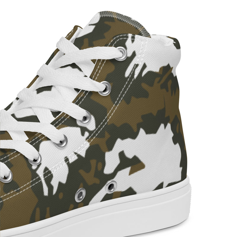 KLMK Red Dawn CAMO Mens High-Top Canvas Shoes