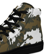 KLMK Red Dawn CAMO Mens High-Top Canvas Shoes