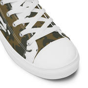 KLMK Red Dawn CAMO Mens High-Top Canvas Shoes