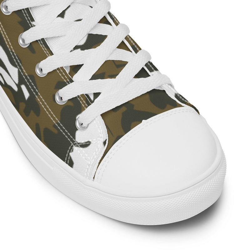 KLMK Red Dawn CAMO Mens High-Top Canvas Shoes