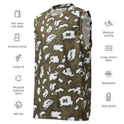 KLMK Red Dawn CAMO Unisex Basketball Jersey