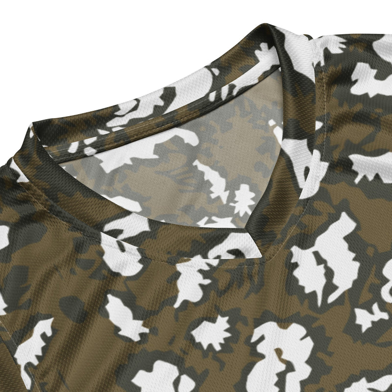 KLMK Red Dawn CAMO Unisex Basketball Jersey