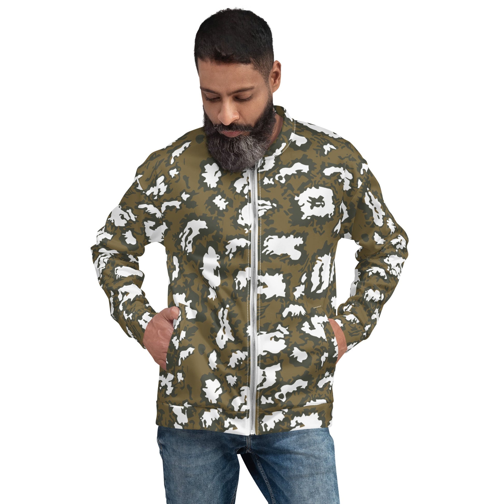 Blouson molletonné bomber camouflage Suédois M90 Woodland - Vestes et Blouson molletonné bomber camouflage Suédois M90 Woodland - Vestes et