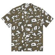 KLMK Red Dawn CAMO Unisex Short-Sleeve Button Shirt - 2XS - Button-Up