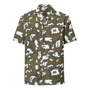 KLMK Red Dawn CAMO Unisex Short-Sleeve Button Shirt - Button-Up