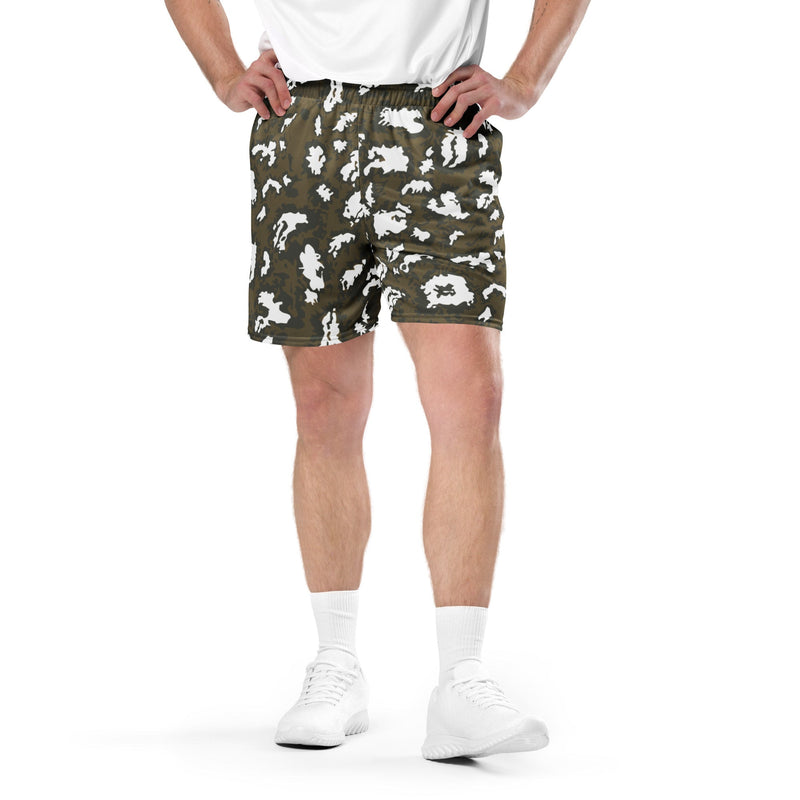 KLMK Red Dawn CAMO Unisex Mesh Shorts - 2XS