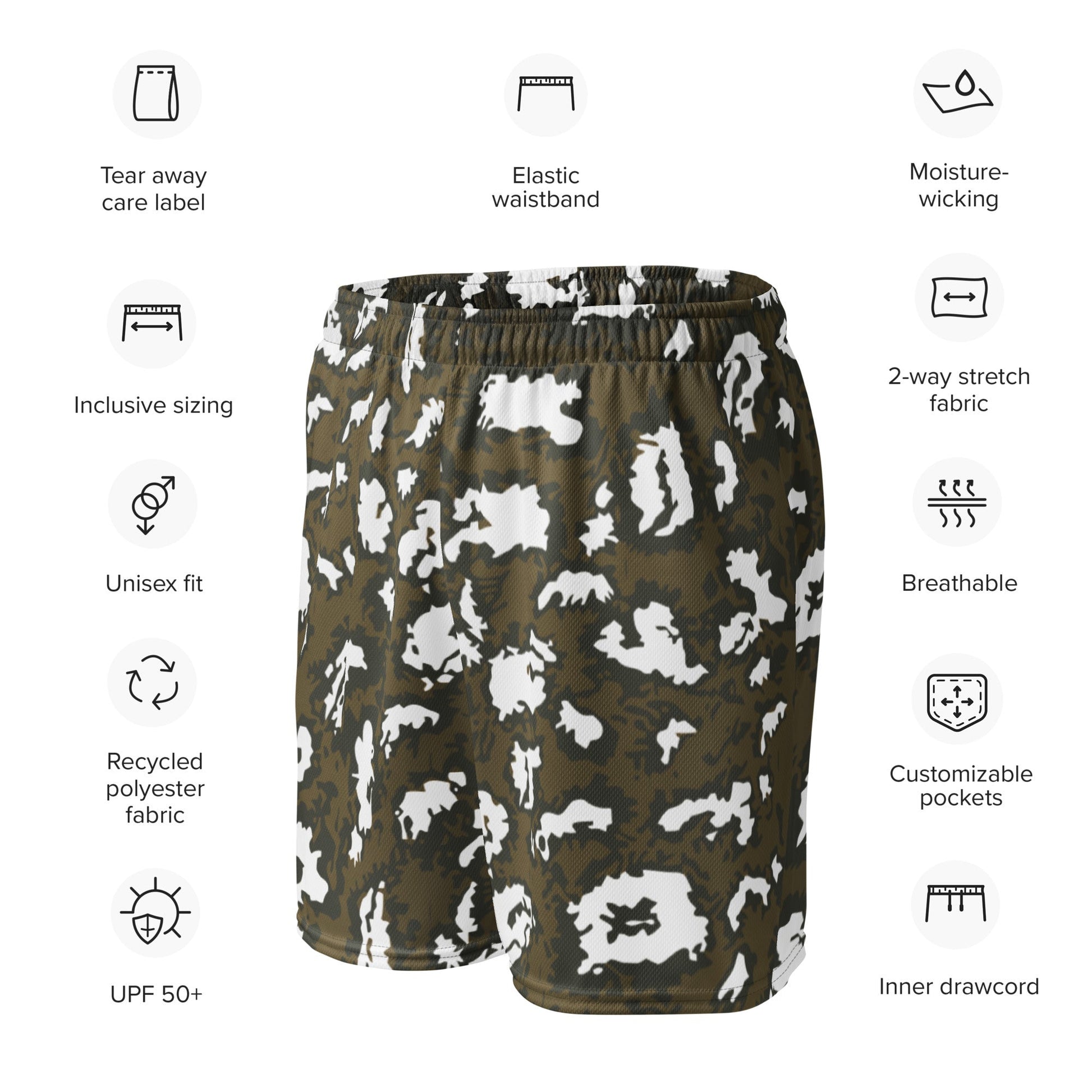 Russian KLMK Red Dawn Movie CAMO Unisex mesh shorts Mesh Shorts