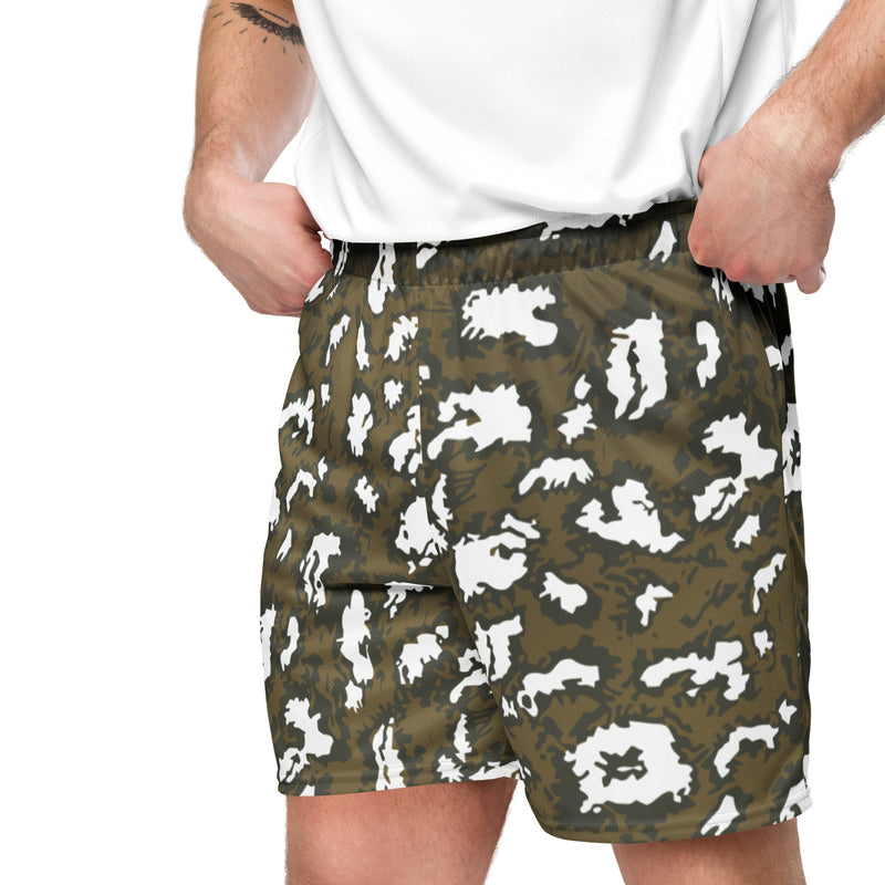 KLMK Red Dawn CAMO Unisex Mesh Shorts