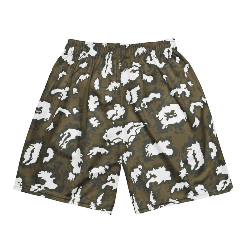 KLMK Red Dawn CAMO Unisex Mesh Shorts