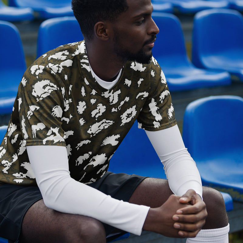 KLMK Red Dawn CAMO Unisex Sports Jersey