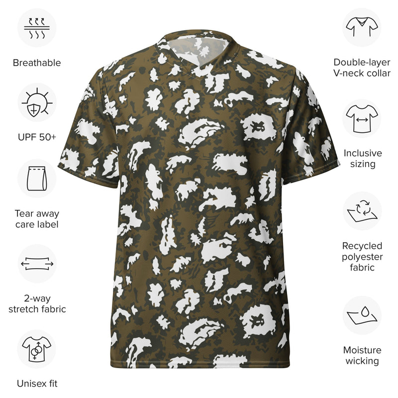 KLMK Red Dawn CAMO Unisex Sports Jersey
