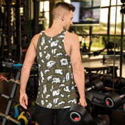 KLMK Red Dawn CAMO Unisex Tank Top - Shirt