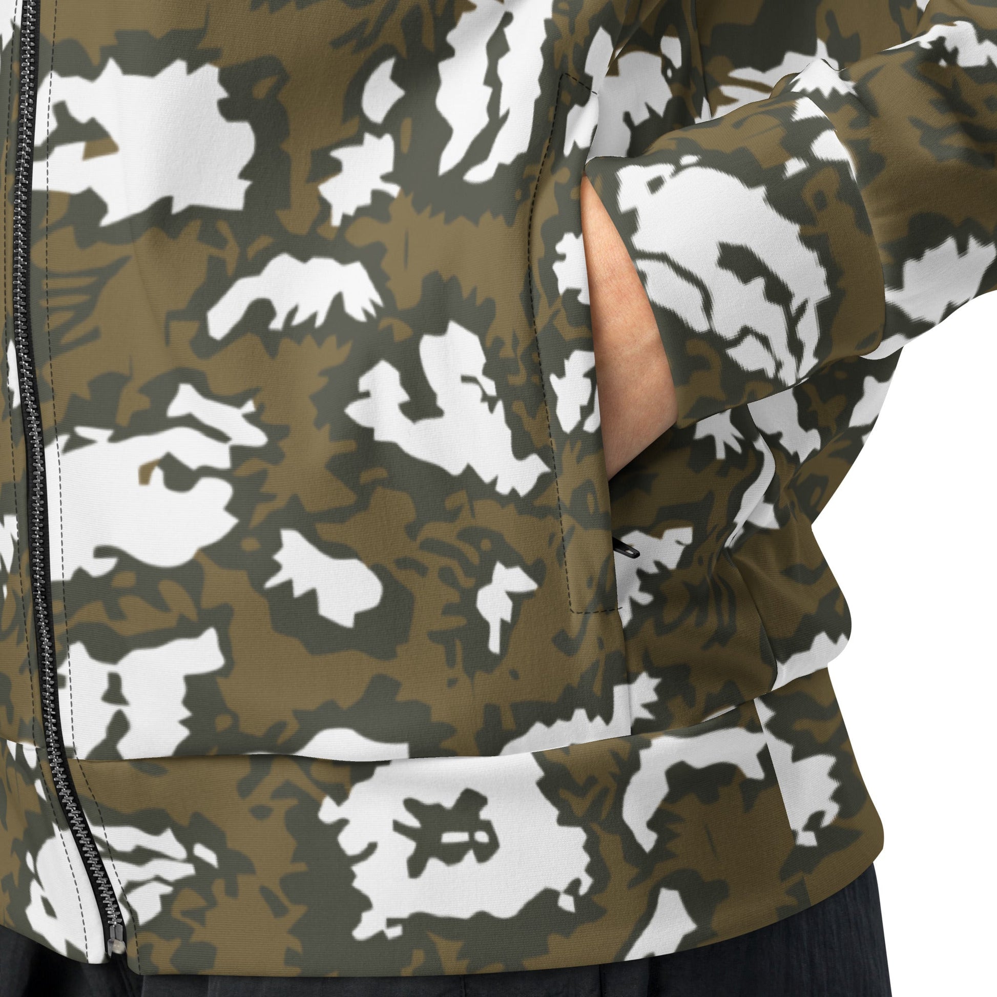 Russian KLMK Red Dawn BROWN Movie CAMO Unisex track jacket - Track Jackets