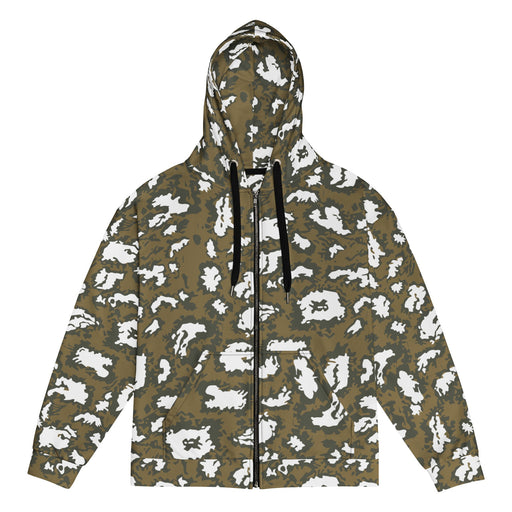 KLMK Red Dawn CAMO Unisex Zip Hoodie - 2XS