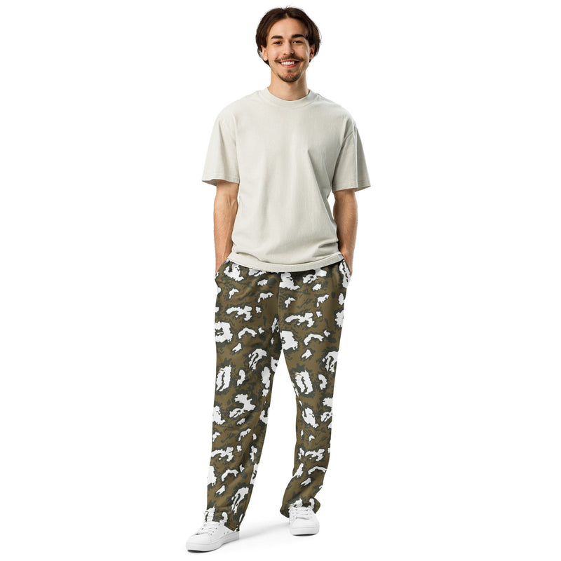 KLMK Red Dawn CAMO Unisex Wide-Leg Joggers