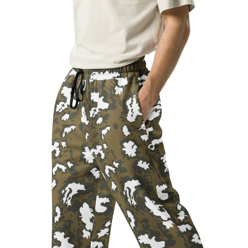 KLMK Red Dawn CAMO Unisex Wide-Leg Joggers