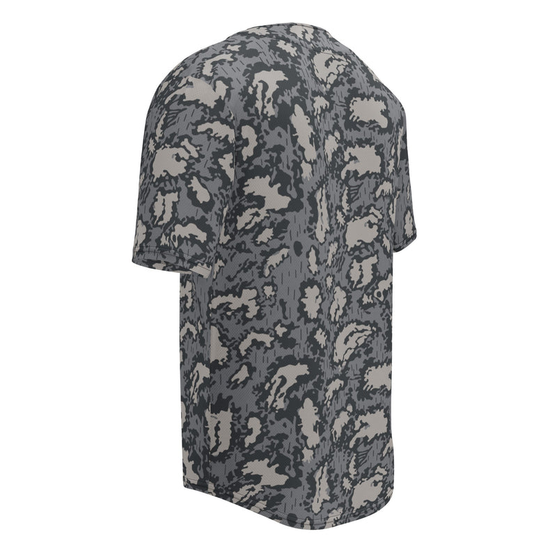 KLMK Red Dawn Urban CAMO Unisex Baseball Jersey