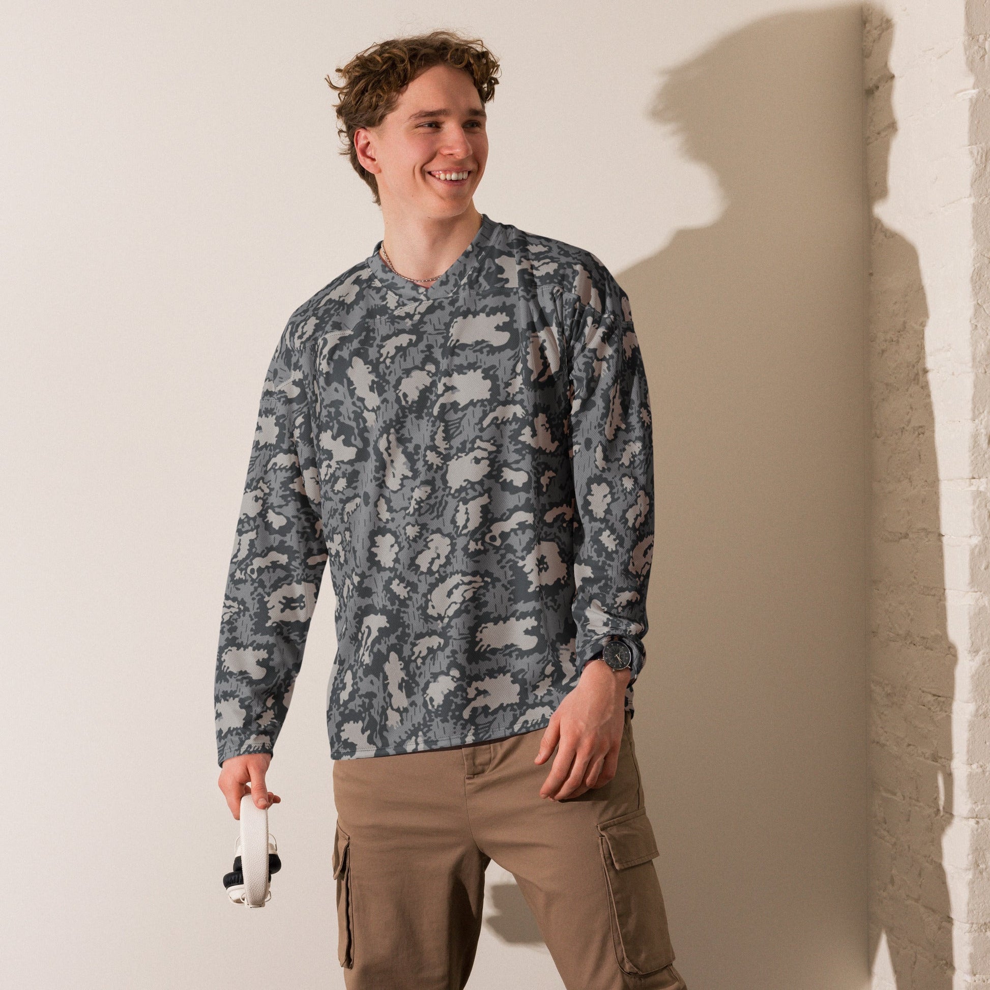 Russian KLMK Red Dawn Urban CAMO hockey fan jersey - Hockey Jerseys