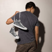 KLMK Red Dawn Urban CAMO Mens High-Top Canvas Shoes