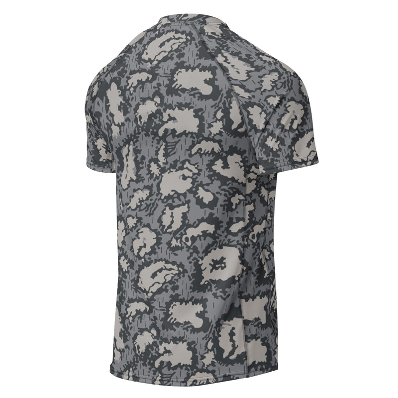 KLMK Red Dawn Urban CAMO Mens Short-Sleeve Rash Guard - SS