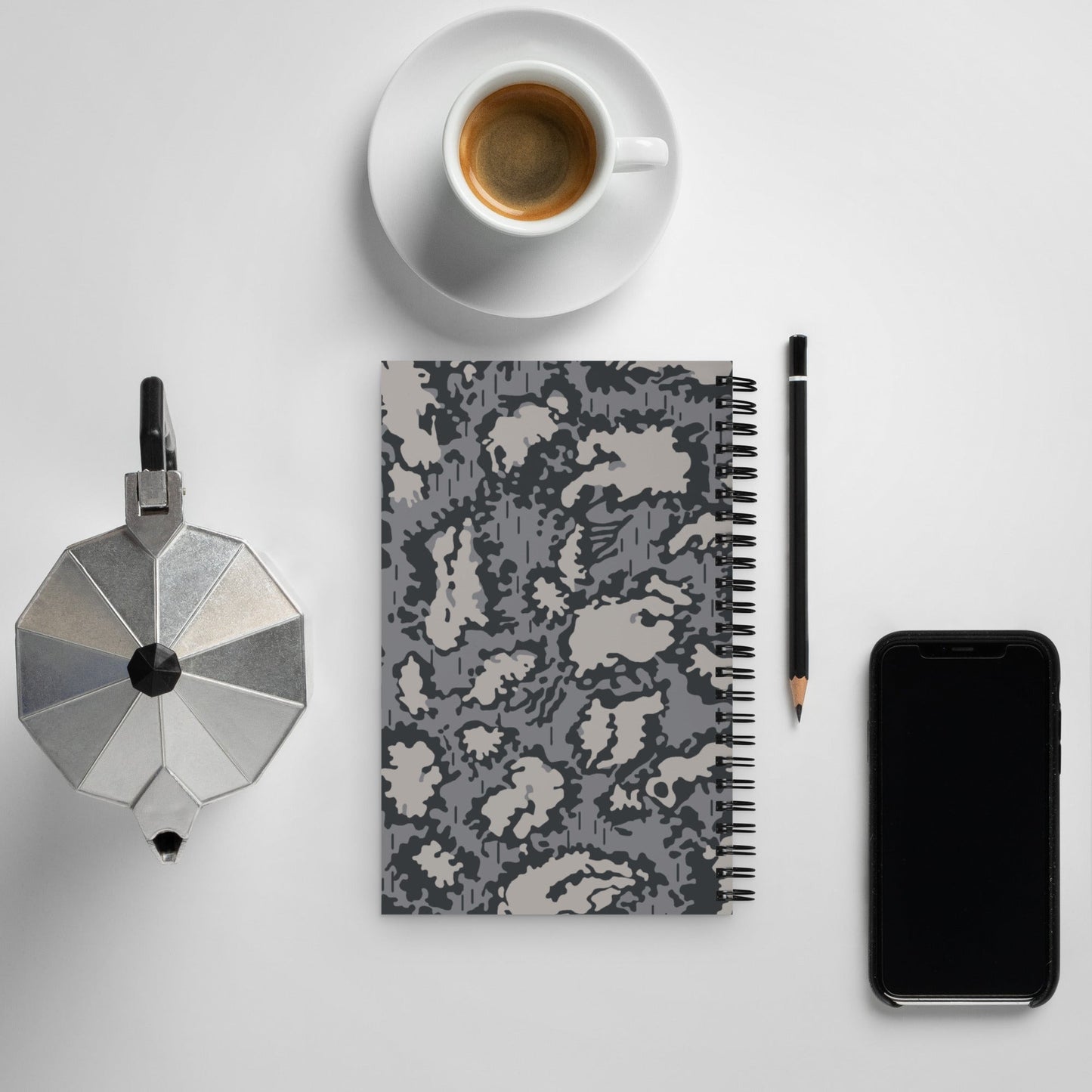 Russian KLMK Red Dawn Urban CAMO Spiral notebook - Notebooks