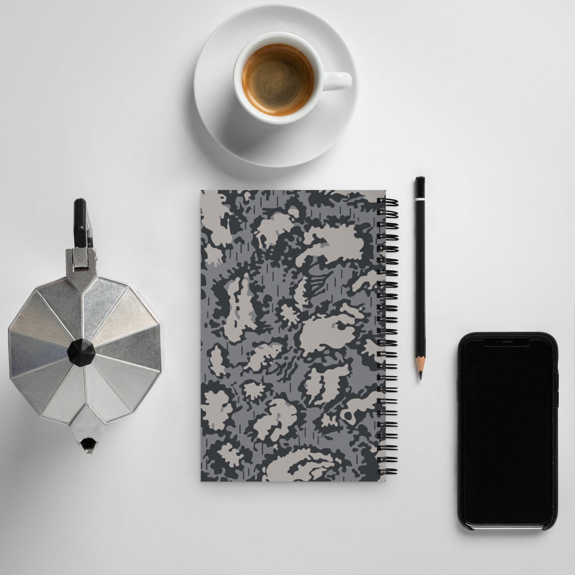Russian KLMK Red Dawn Urban CAMO Spiral notebook - Notebooks