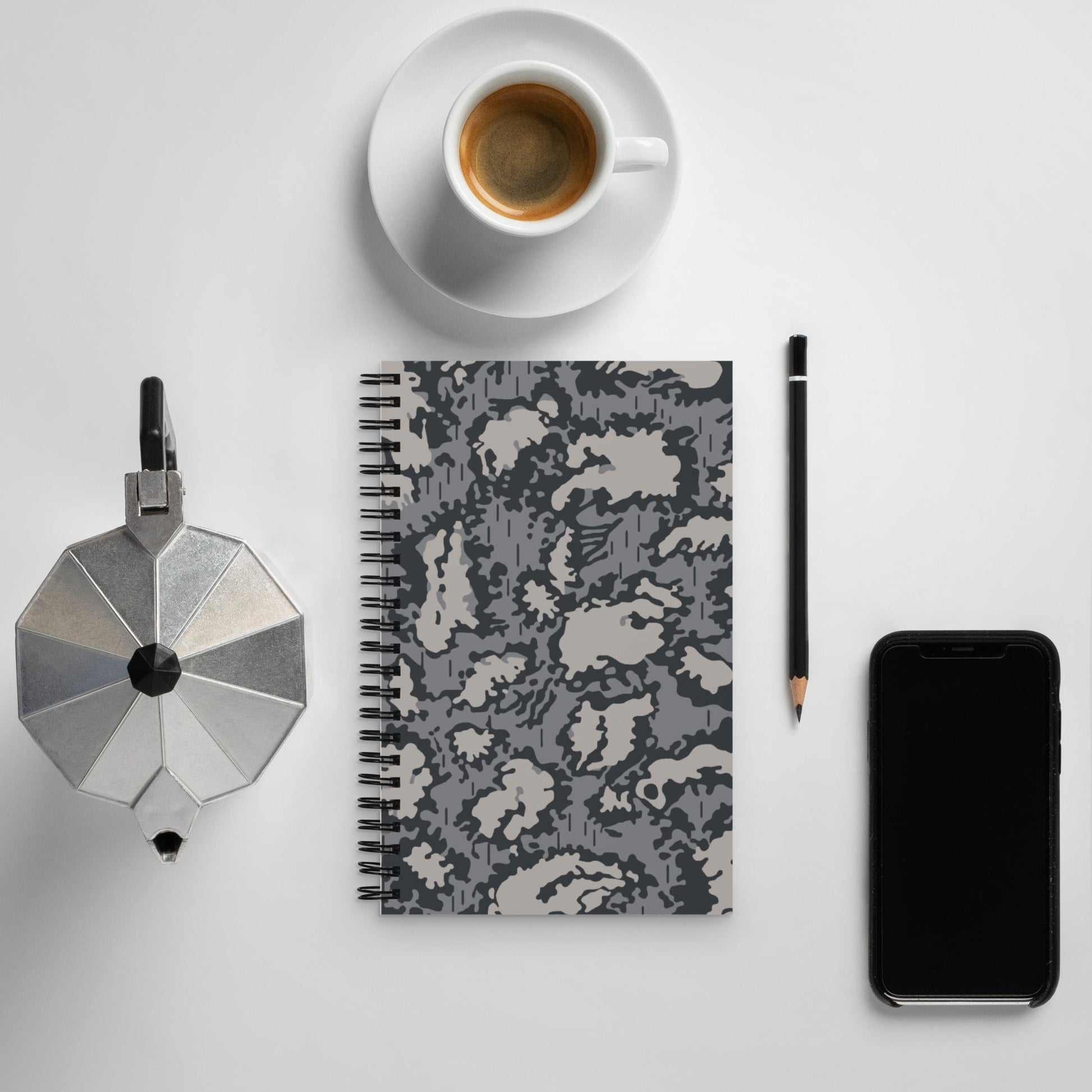 Russian KLMK Red Dawn Urban CAMO Spiral notebook - Notebooks
