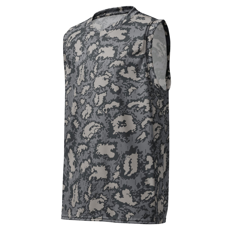 KLMK Red Dawn Urban CAMO Unisex Basketball Jersey